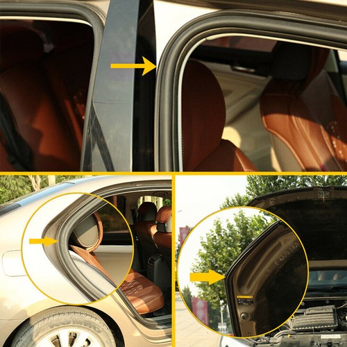 10M Door Trunk Strip Rubber Seal L-Shape Weather Strip Edge Car Accessory 33FT - Picture 10 of 11