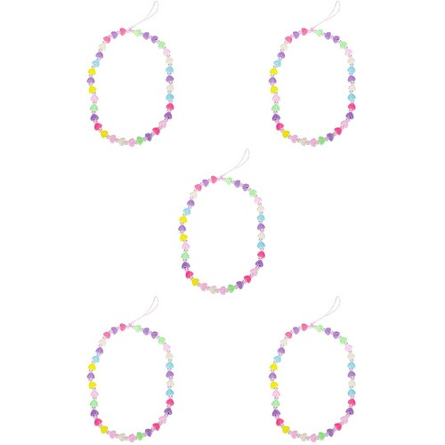 5 Count Love Mobile Phone Chain Lanyard for Necklace Beaded Rope - Zdjęcie 2 z 12