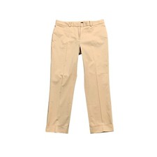 Brooks Brothers Pants Womens 8 Khaki Natalie Fit Cotton Stretch Twill Flat Front