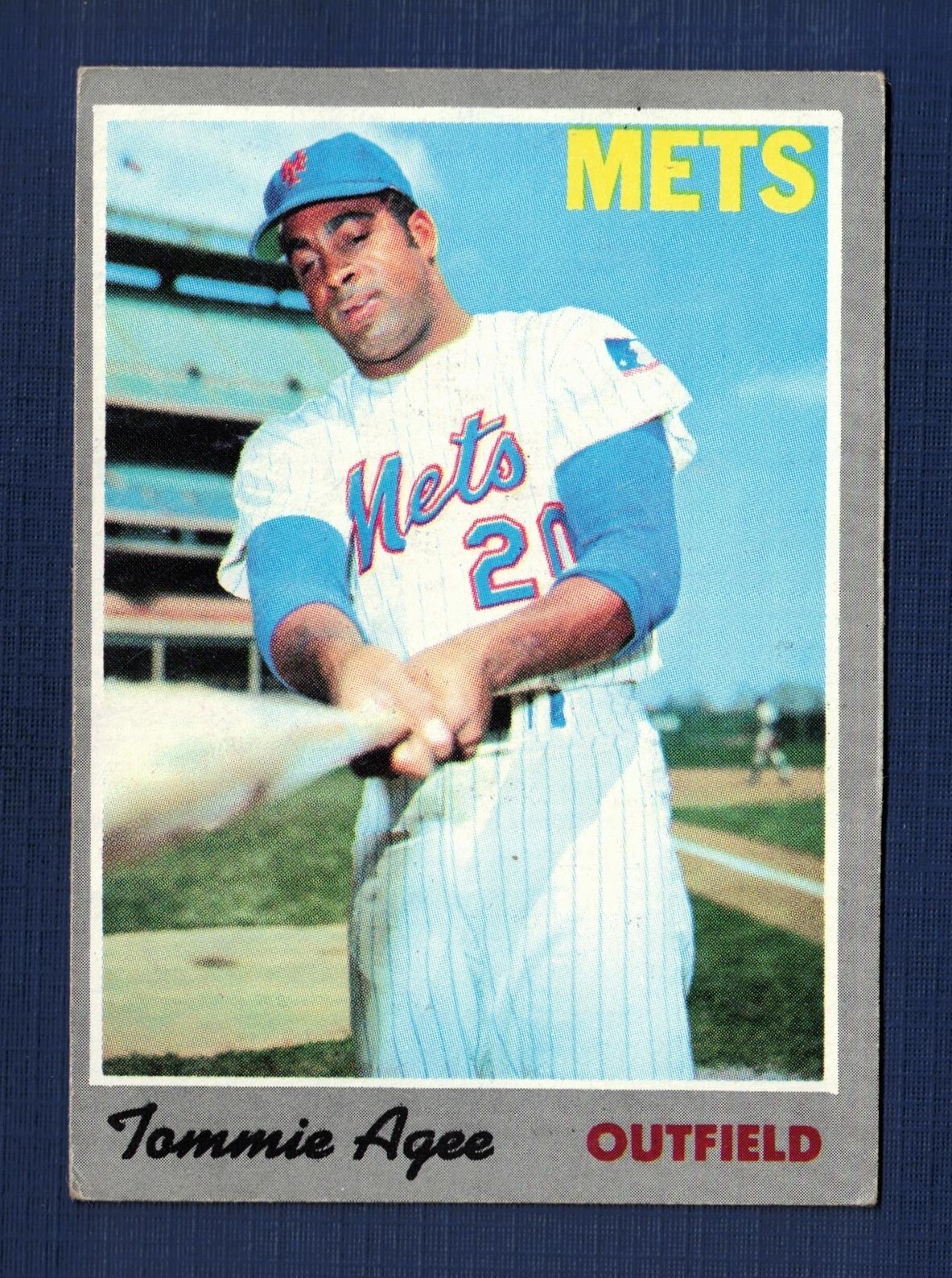 1970 Topps Tommie Agee #50 New York Mets EX