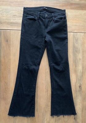 J Brand Martini Shadow Black Flare Jeans Women's 25 Slim Bootcut