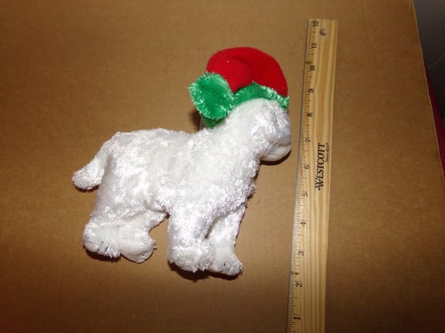 TY Beanie Baby of the Month Tinsel White Dog Christmas Plush Toy 2003 - Bild 2 von 2
