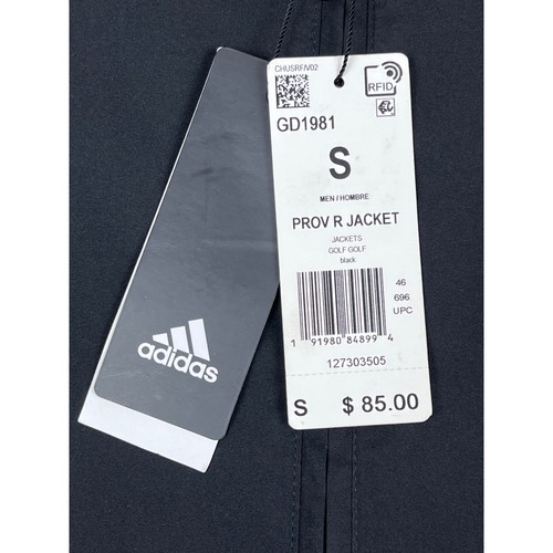 Adidas Men’s Black Prov R Golf Jacket Sz S - NWT - Picture 13 of 14