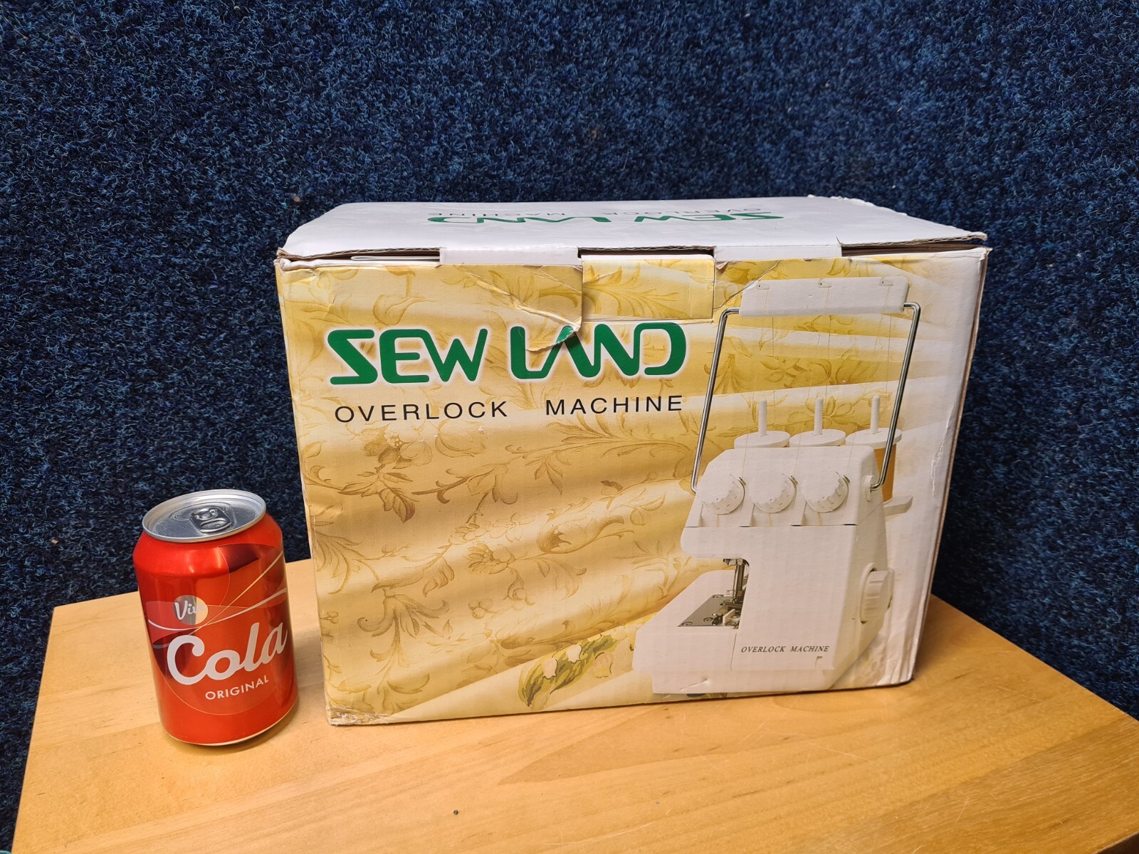 Sew Land Overlocker 1091 Machine Sewing Edge stitching Compact Fabric