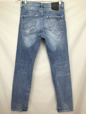 【新作からSALEアイテム等お得な商品満載】 Ronaldo Cristiano CR7 Mens Blue Distressed 28x31 R Type Clothing