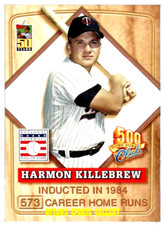 2001 POST CEREAL HARMON KILLEBREW 500 HOME RUN CLUB 6of8 (1V7)