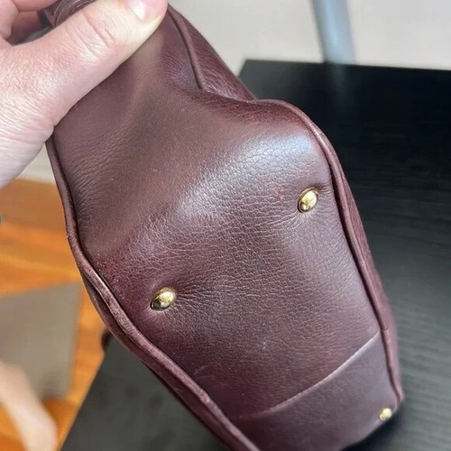 BALLY Embossed Trimmed Leather Crossbody Bag - Picture 11 of 14