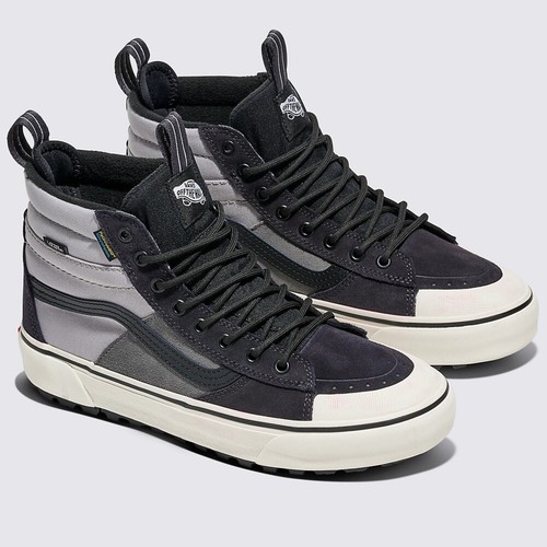 New Vans MTE Sk8-Hi Waterproof Grey/Black Sneakers High-Top Shoes 2024 - Picture 2 of 8