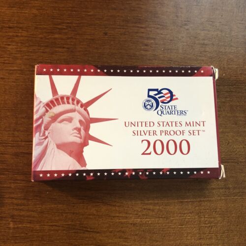 Lot of 2000 2002 & 2003 United States Mint Silver Proof Quarters Set - Picture 2 of 7