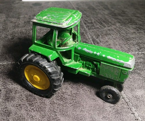 VINTAGE John Deere Metal Tractor, Farm Toy (Unrestored) Diecast 5" Long Farming - Bild 7 von 12