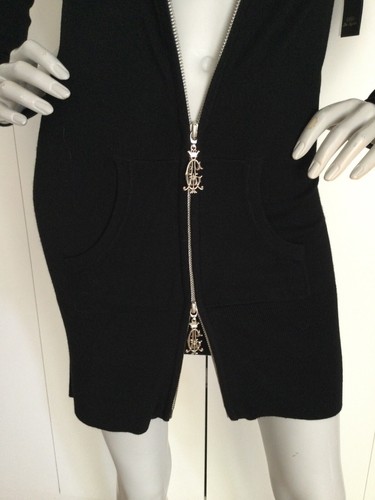 Ed Hardy Full Zip Dress Hooded Cardigan Size S - Picture 3 of 7