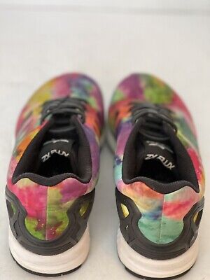 ADIDAS ZX FLUX TORSION TIE DYE MULTICOLOR RUNNING SHOES ADIDAS ZX FLUX TORSION TIE DYE MULTICOLOR RUNNING SHOES