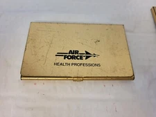 U S AIR FORCE CARD CASE BRASS