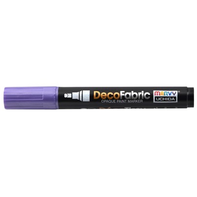Uchida DecoFabric Opaque Paint Marker Chisel Tip-Pearl Violet