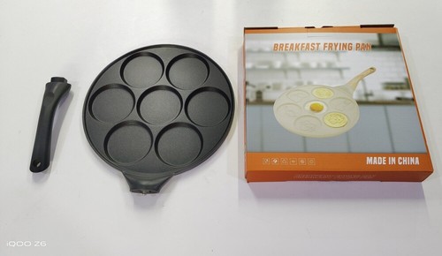 Pfannkuchen Pfanne, 7-Kreis-Formen, 27 cm Pancake Pfanne Spiegelei Eierpfanne~! - Bild 12 von 19