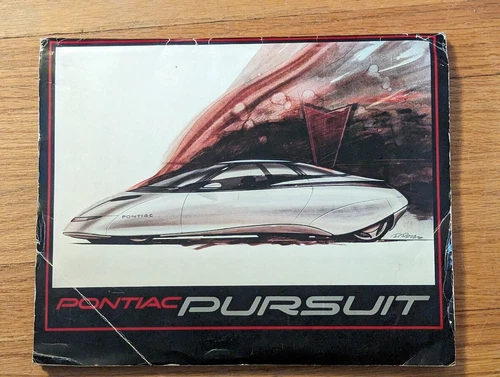 RARE Vintage Pontiac Pursuit MEDIA Sales Brochure  SLIDES Photos