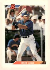 1992 Bowman #134 Dave Valle