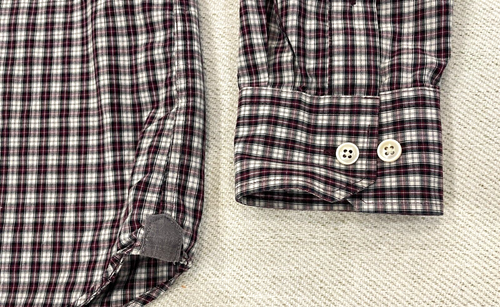 TODD SNYDER New York Long Sleeve Button Down Tattersall 16 Neck 34/35 Length - Picture 3 of 7