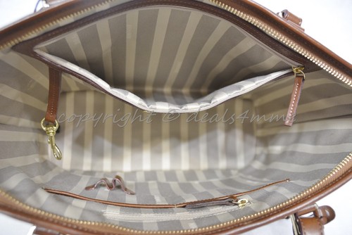 NWT Brahmin Medium Asher Tote/Shoulder Bag in Brown Sahara - Brown Tri-Texture - Picture 3 of 11