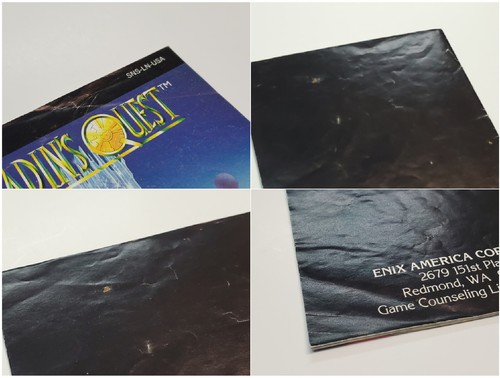 Paladin's Quest Super Nintendo SNES Box & Manual Only *wear - Picture 12 of 24