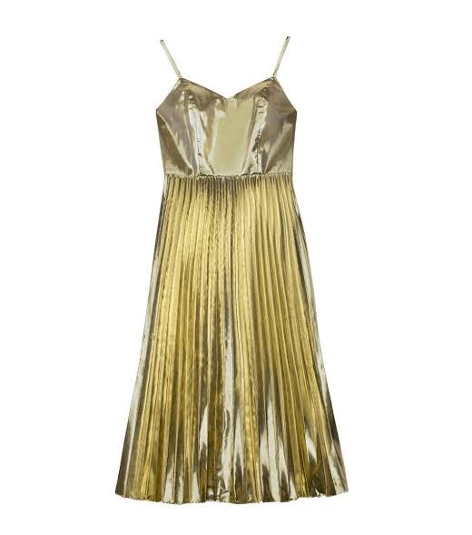 gorman pleated dress Gorman Broad Leaf Pleat Dress