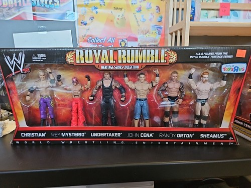 Sealed wwe royal rumble heritage series collection 6 Pack-Super Rare