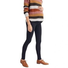 Madewell Womens Jeans Size 27 Skinny Black Ankle Maternity Over the Belly New