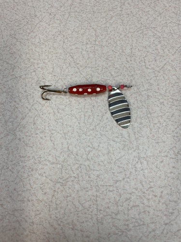 Lures ~ Rooster Tail Lures ~ Vintage ~ metal ~ Custom lot of 2 - Picture 4 of 5