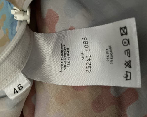Herzensangelegenheit Hose Seidenhose Sommerhose bunt Gr. 46 neuwertig - Bild 2 von 3