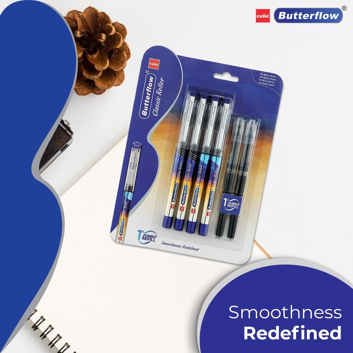 Butterflow Classic Roller Pen Refill Cello Butterflow Refill Price