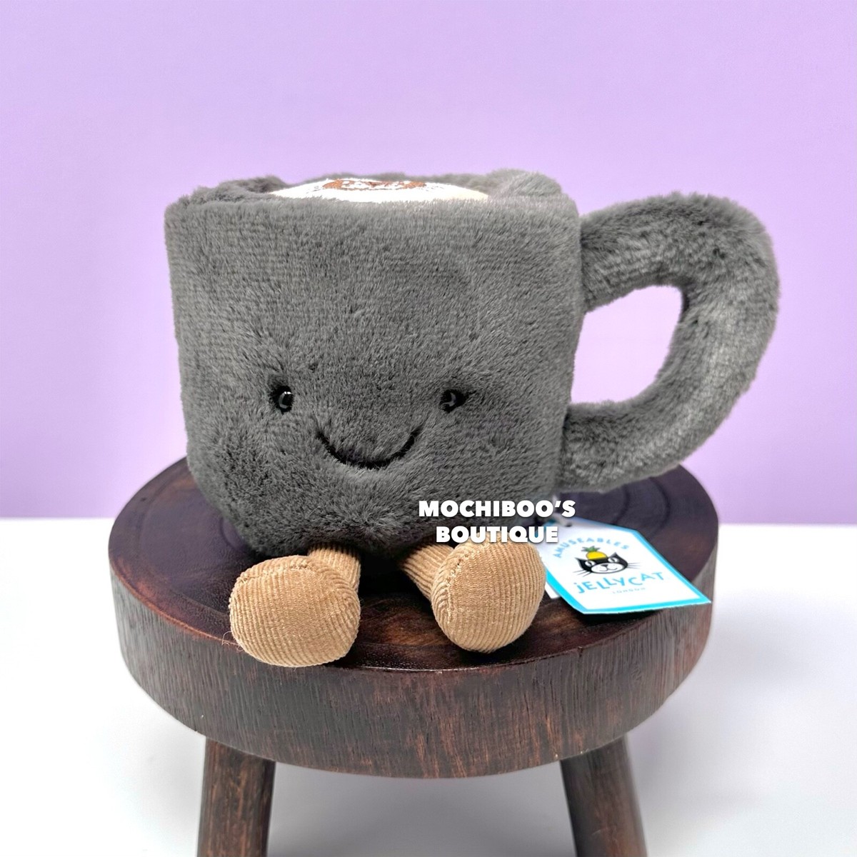 Jellycat AMUSEABLE COFFEE CUP Soft Plush Toy NWT Cute LOVEY