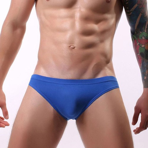 Men's Underwear Ice Silk Seamless Briefs Sexy Underpants Breathable Panties New - Picture 2 of 15