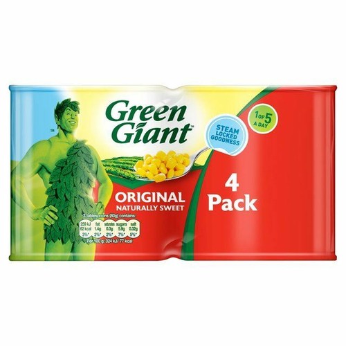 Green Giant Sweetcorn Original - 4 x 