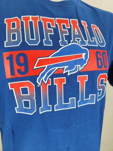 NEW Buffalo Bills Blue New Era Short Sleeve Crew Neck Tee Shirt Men's L - Picture 5 of 9