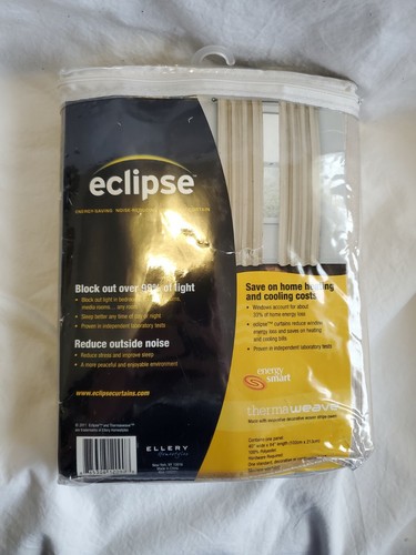Eclipse Thermaweave Energy Saving Noise Reducing Blackout Curtain - Picture 2 of 6