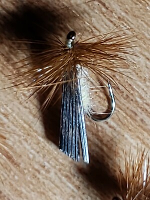 KING RIVER CADDIS TROUT DRY FLY # 18 CUSTOM TIED FRONTIER FISHING FLIES