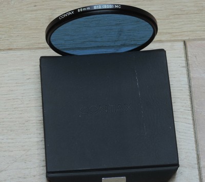 Filtre Contax 86 Mm MC B10 (80B) - Neuf - Pour Objectif Photo