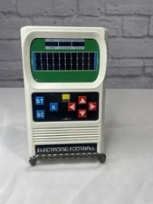 Vintage Mattel Basic Fun Classic Electronic Football Handheld Game Tested Works
