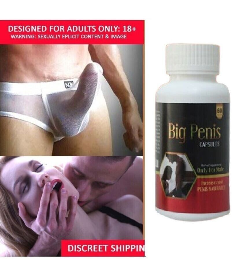 Male Enhancment Pills Penis Enlargement Growth Capsules - XXXL