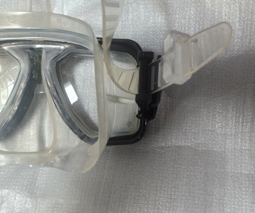 Deep Blue Gear Snorkeling Mask Prescription +1.0L/+2.0R diopters plus free case - Picture 5 of 8