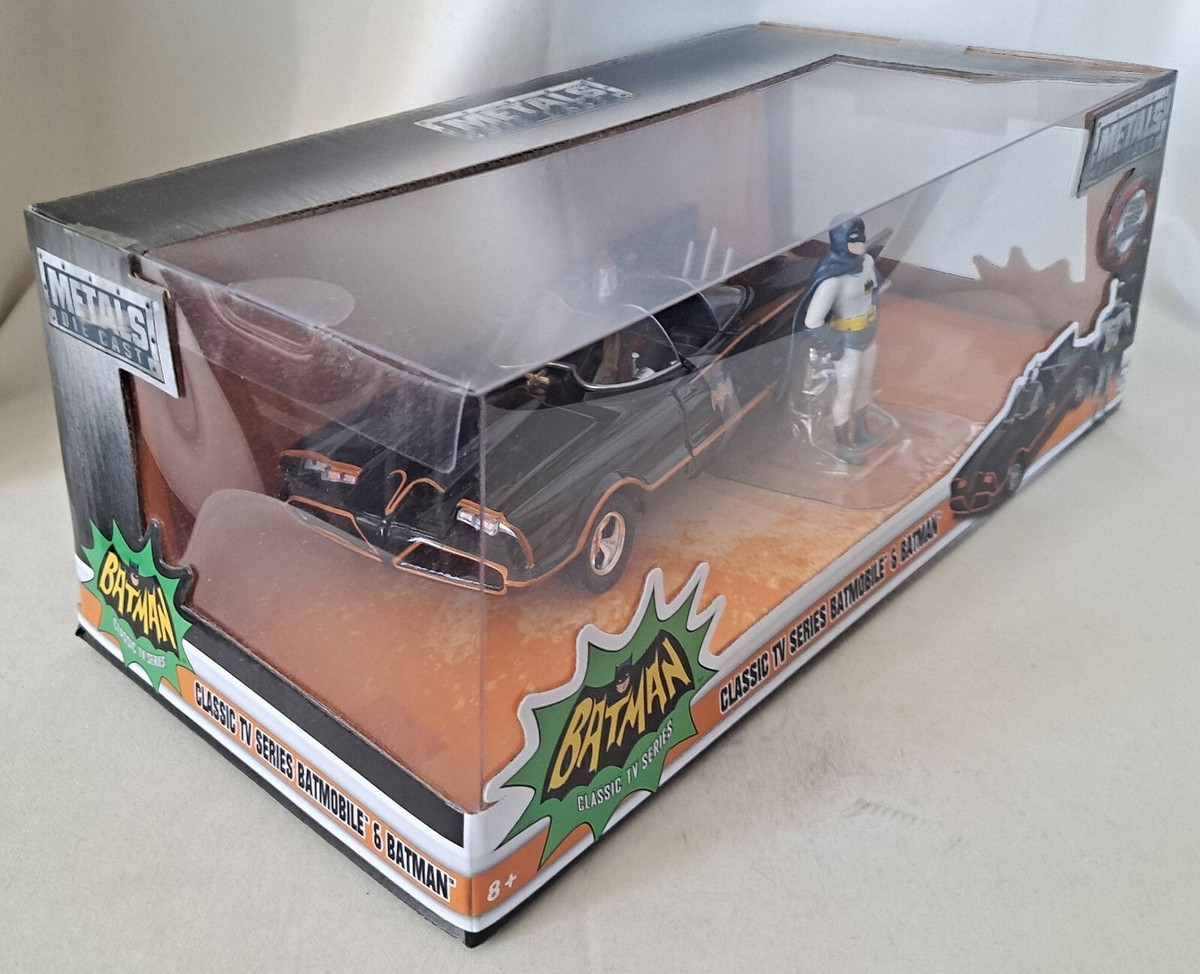 Jada Toys Batman Classic TV Series Batmobile & Batman Metals Die