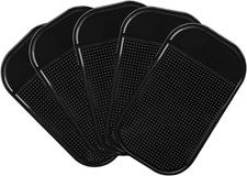 5PCS Non-Slip Car Dashboard Mats for Phones, Keys GPS - Washable Universal F