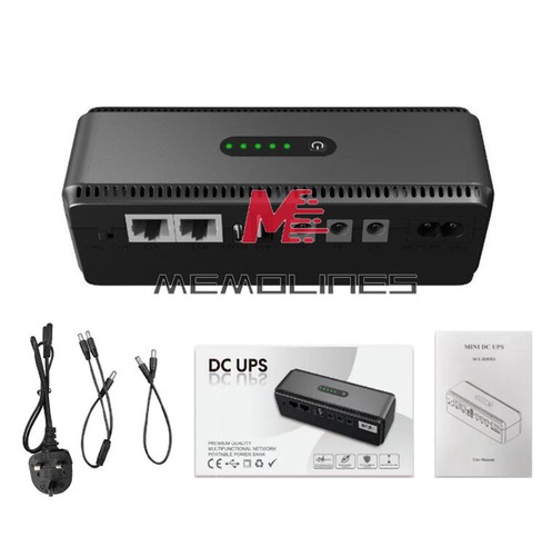 DC 5V 9V 12V Battery Backup UPS Uninterruptible Power Supply 8800mah/10400mah - Photo 22/22