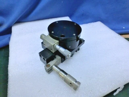 Mitutoyo 15mm Linear Stage with 5mm Rotation Stage,Used*93557