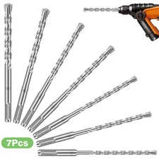 5/32 3/16 1/4" SDS Plus Rotary Hammer Drill Bit Carbide Tip for Masonry Concrete