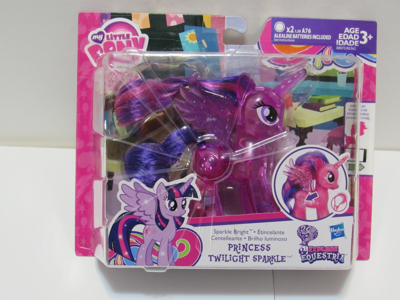 My Little Pony Princess Twilight Sparkle Toy NIB Lights Up Ages 3+