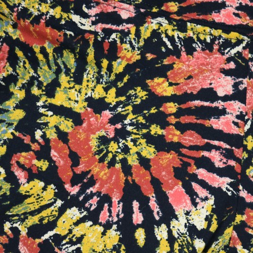 Bobbie Brooks Tie Dye Ties at Ankle High Rise Soft Legging Stretch Multicolor XL - Picture 4 of 13