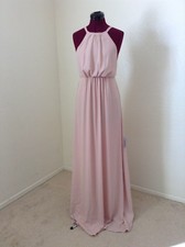NEW SHOW ME YOUR MUMU $184 'Amanda' Open Back Maxi Dress*Dusty Blush Crisp*Large