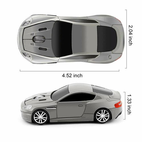 HOT 2.4GHZ Martin Sport Car Wireless Optical Mouse PC Cordless Mice USB receiver - Picture 10 of 30