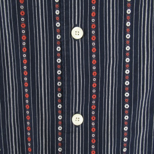 Structure Shirt Mens XXL 2XL Blue Striped Long Sleeve Button Up Cotton Casual - Picture 5 of 14